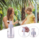 180ml Portable Travel Clear Powder Atomizer Bottle Plastic Refillable Spray