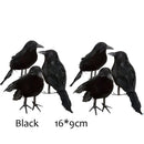 Simulation Animal Decorative Props Black Simulation Crow Feather Crow Halloween