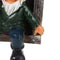 Yard Wall Art Garden Decoration Elf Gnome Window Dwarf Statue Tree Sculpture