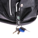 3 in 1 Outdoor Survival Tool Carabiner Key Ring with Compass+Thermometer