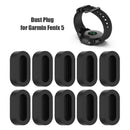 Black Anti-dust Silicone Cover Plug Case for Garmin Vivomove 3/3S (10pcs) Newly