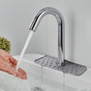 Faucet Sink Splash Catcher Washable Silicone Backsplash Guard Drying Mat Newly