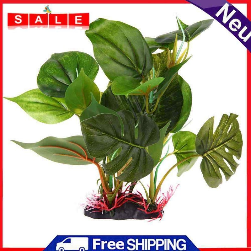 Large leaf aquarium aquatic plant simulation aquarium decoration landscape size
