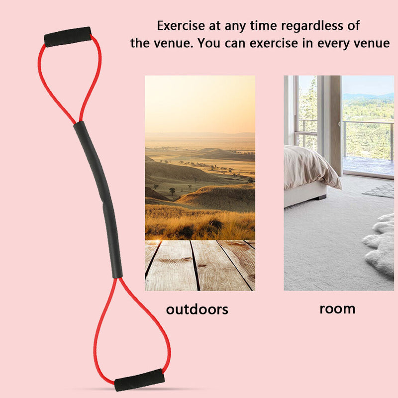 Boxing Resistance Band Exercise MMA Muay Thai Speed Training Ropes (Red)