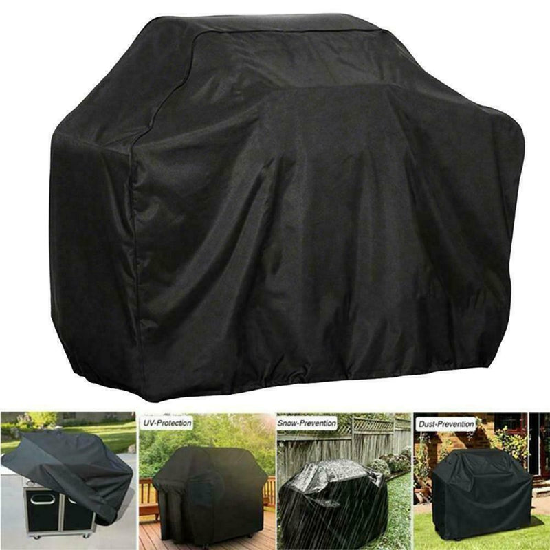 BBQ Grill Cover Barbecue Round Smoker Cover Waterproof Patio Hot For Garden Q0J5
