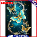Oil Paint By Numbers Butterfly Coloring Picture Digital L487