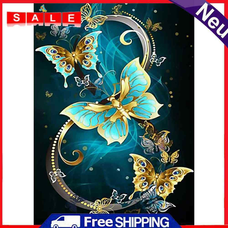 Oil Paint By Numbers Butterfly Coloring Picture Digital L487