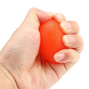 TPR Egg Ball Fitness Stress Relief Finger Hand Expander Gripper (Orange) Newly