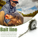 5m Realistic Weed Carp Fishing Line Method Feeder Hair Rigs Tackle (35LB)