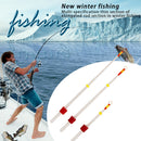 5pcs Portable Ice Fishing Rod Top Tip Winter Poles Fishing Tackle (100mm)
