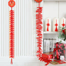 92LED 1.35m Electronic Firecracker Lamp with Sound AC220V LED String Light Newly