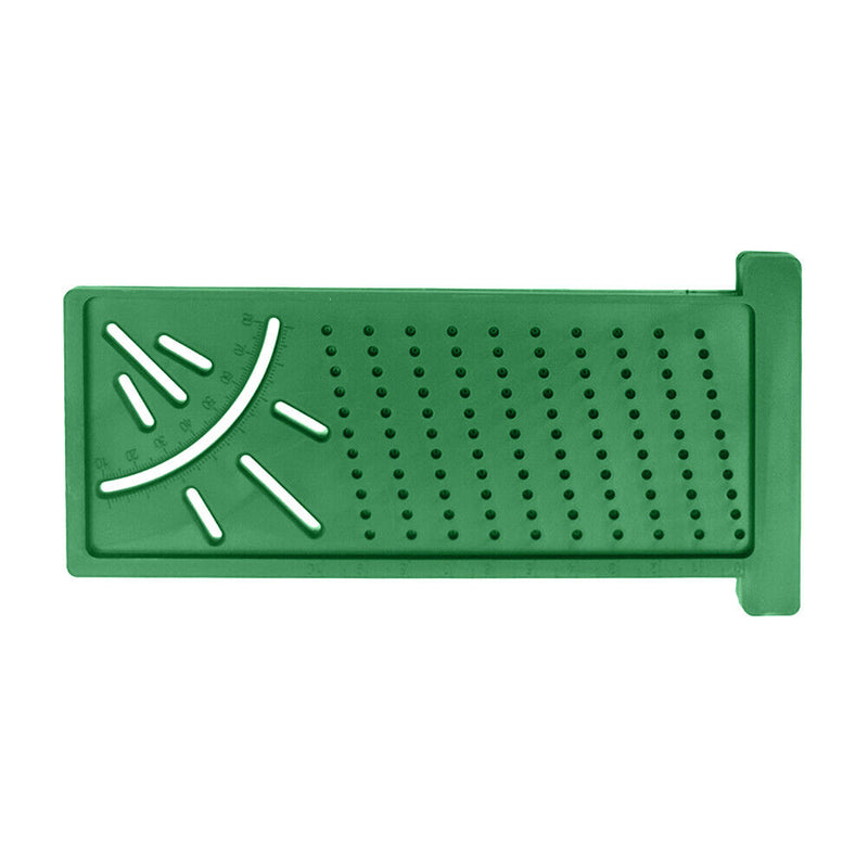 Woodworking Scribe Mark Line Gauge Cross-Out Carpenter Angle Ruler (Green) Newly