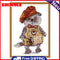 Animal Series Printed Cross Stitch Set DIY Embroidery 14CT Stamp Needlework Sets