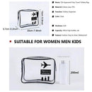 Transparent TPU Handbag Makeup Case Travel Bag Cosmetic Bag Toiletry Pouch