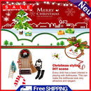 Fairy Door House Scene Layout Mini Fairy Door Kits for Home Corner Cabinet Table