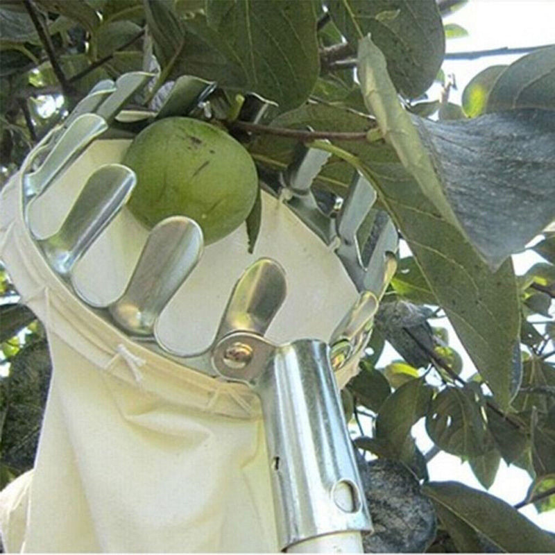 Metal Garden Fruit Picker Head Orchard Pear Peach Picking Catcher Newly