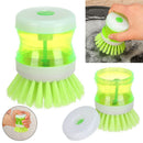 2 In 1 Removable Pot Dish Brush Soap Dispensers Wash Pot Brush Cleaning Brushes