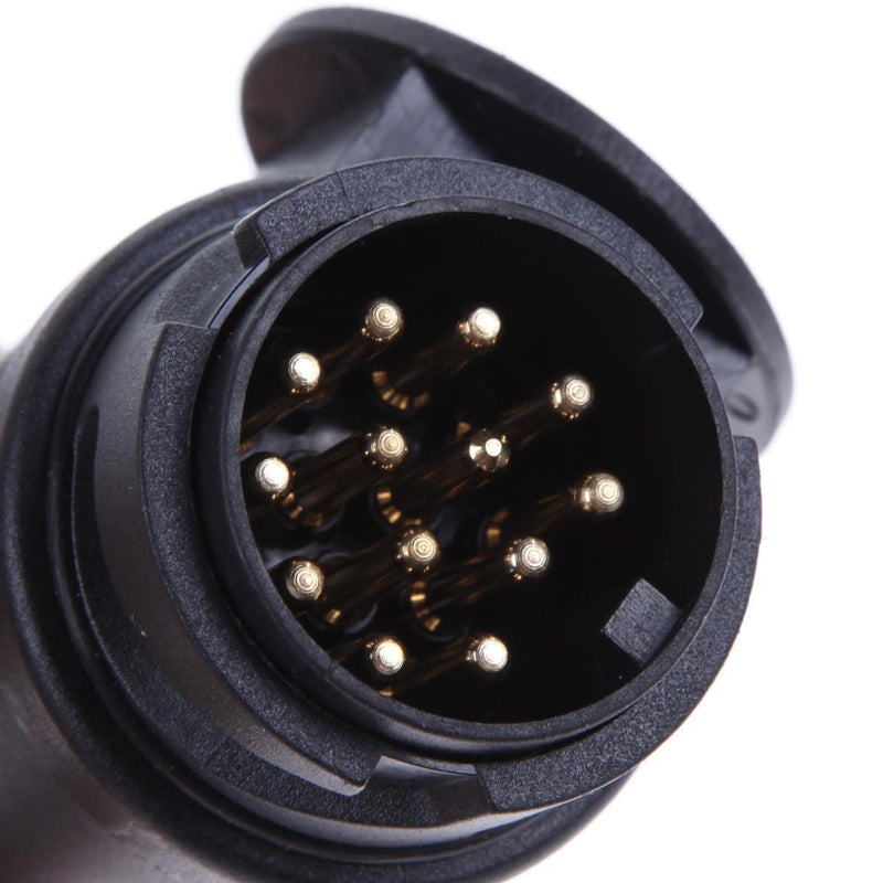13 PIN TRAILER CARAVAN PLUG AND SOCKET towing electric connectors Newly