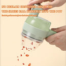 3in1 Handheld Electric Vegetable Cutter Set Durable Crusher Kitchen Tool`