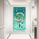 5D Rhinestone DIY Green Dreamcatcher Full Round Drill Diamond Painting Craft Kit