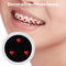 #A 3pcs Teeth Diamond Dental Rhinestones Dental Rhinestones Crystal Teeth Whit