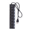 7 Ports High Speed USB 2.0 Hub Splitter w/ON/OFF Switch for Laptop (Black)