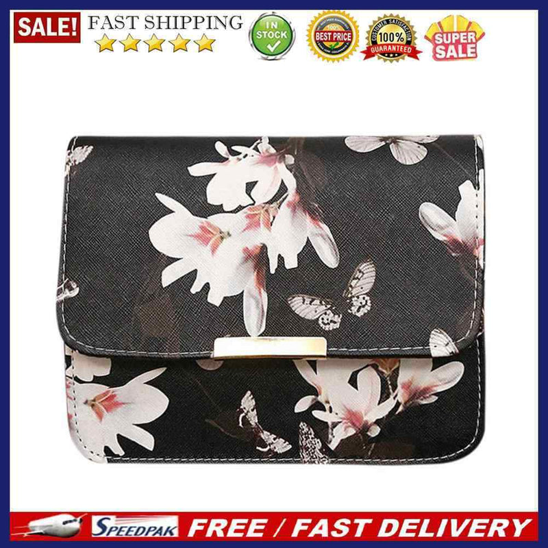 Women Crossbody Messenger bags Handbag Purse Sling Shoulder bags(Black)