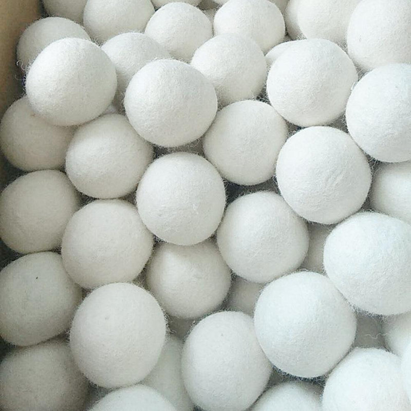 Akaddy 10pcs Wool Felt Wrinkles Release Reusable Laundry Steamy Dry