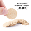 #A 100/200pcs Coffee Paper Filter Capsule Filter Paper Accessories for Nespresso