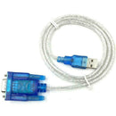 USB to RS232 Serial Port DB9 9 Pin Male COM Port Converter J6H8 Adapter U5X1