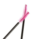 100pcs/bag Disposable Eyelash Brush Mascara Applicator Makeup Tools (Red)