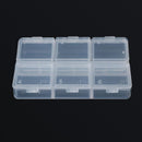 Home Braille Case Plastic Pill Boxes Medicine Holder 6-day Tablet Container