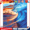 Waves Oil Paint By Numbers Kits Canvas DIY Picture Hand Painted Wall Art