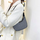 Women Simple PU Leather Leopard Print Shoulder Bag Lady Casual Small Handbag