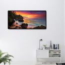 5D Full Round Diamond Painting Embroidery Mountain Scenery DIY Home Decoratio