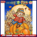 Handmade Pumpkin Scarecrow 5D DIY Full Round Drill Drawing Kit Diamond Pain