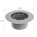 8LED Solar Underground Light Waterproof Garden Buried Lamp (White Light) Newly