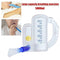 Breathing Trainer Three-ball Meter Spirometry Trainer Lung Function S1L1