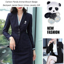 Fashion Brooches Creative Panda Animal Badges Women Men Backpack Jewelry Gift