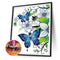 Diamond Painting butterfly and flower Partial Special Drill Rhinestone Kit Newly