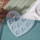 Decor DIY Ice Tray Chocolate Mold Cake Making Heart Shaped Silicone Mould