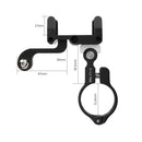 Bicycle Scooter Phone Holder Aluminum Motorcycle Camera Stand Rack (Black) Newly