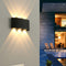 2/4/6/8/10/12W LED Arc Wall Lamp Outdoor Waterproof Porch Light (B15-6W) Newly