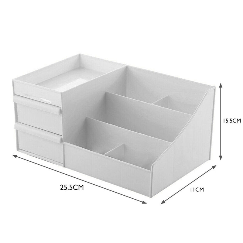 Portable Makeup Drawer Cosmetic Storage Box Desktop Sundries Organizer Dormit