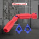 Plastic 10/13/17mm Toilet Seat Installation Wrench Spanner Repairing Tools Newly