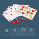 Children Puzzle Wooden Memory Game Chess Concentration Training Cognitive T