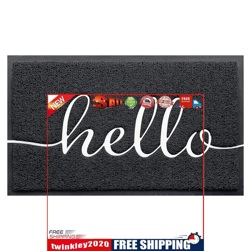 Washable Polyester Carpets - Entering Door Welcome Mat Non-Slip Pads (01)
