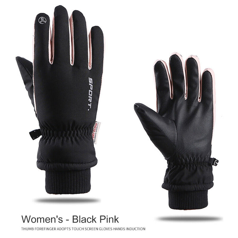 Anti-Skid Thickening Warm Ski Gloves Cycling Motorcycle Glove Riding Accessories