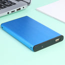 Portable 2.5 inch USB 2.0 Hard Drive Case Aluminum Alloy 10TB SATA HDD SSD Box