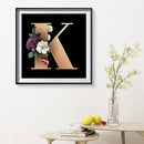 5D DIY Diamond Painting Letter K Full Round Drill Mosaic Picture (B2879) Newly